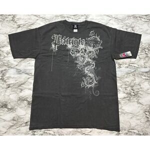 NFL‎ Authentic Team Apparel Men's T Shirt Size L Dark Gray Football Patriots NEW